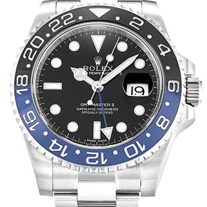 Replica Rolex GMT-Master II Black Dial 116710BLNR “Batman”