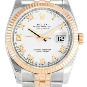 Replica Rolex Datejust White Dial 116231 36 mm
