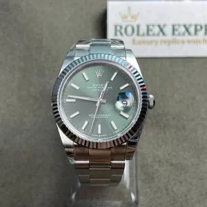 Rolex Datejust Mint Green Dial 126334-0027 41 mm