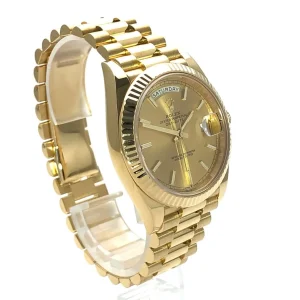 Alternative view of Replica Rolex Day-Date II Champagne Dial 228238 40 mm