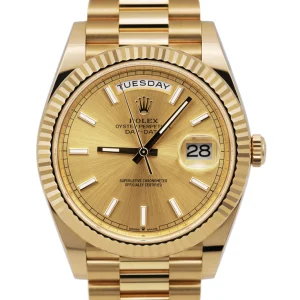 Replica Rolex Day-Date II Champagne Dial 228238 40 mm