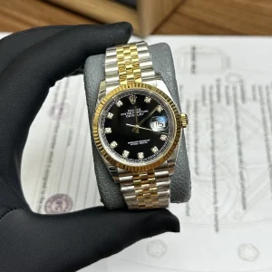 Rolex Datejust Black Diamond Dial 126333-0006 41 mm