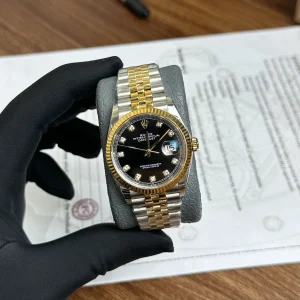 Rolex Datejust Black Diamond Dial 126333-0006 41 mm