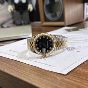 Rolex Datejust Black Diamond Dial 126333-0006 41 mm