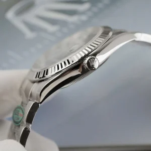 Rolex Datejust Bright Blue Diamond Dial 126334-0015 41 mm