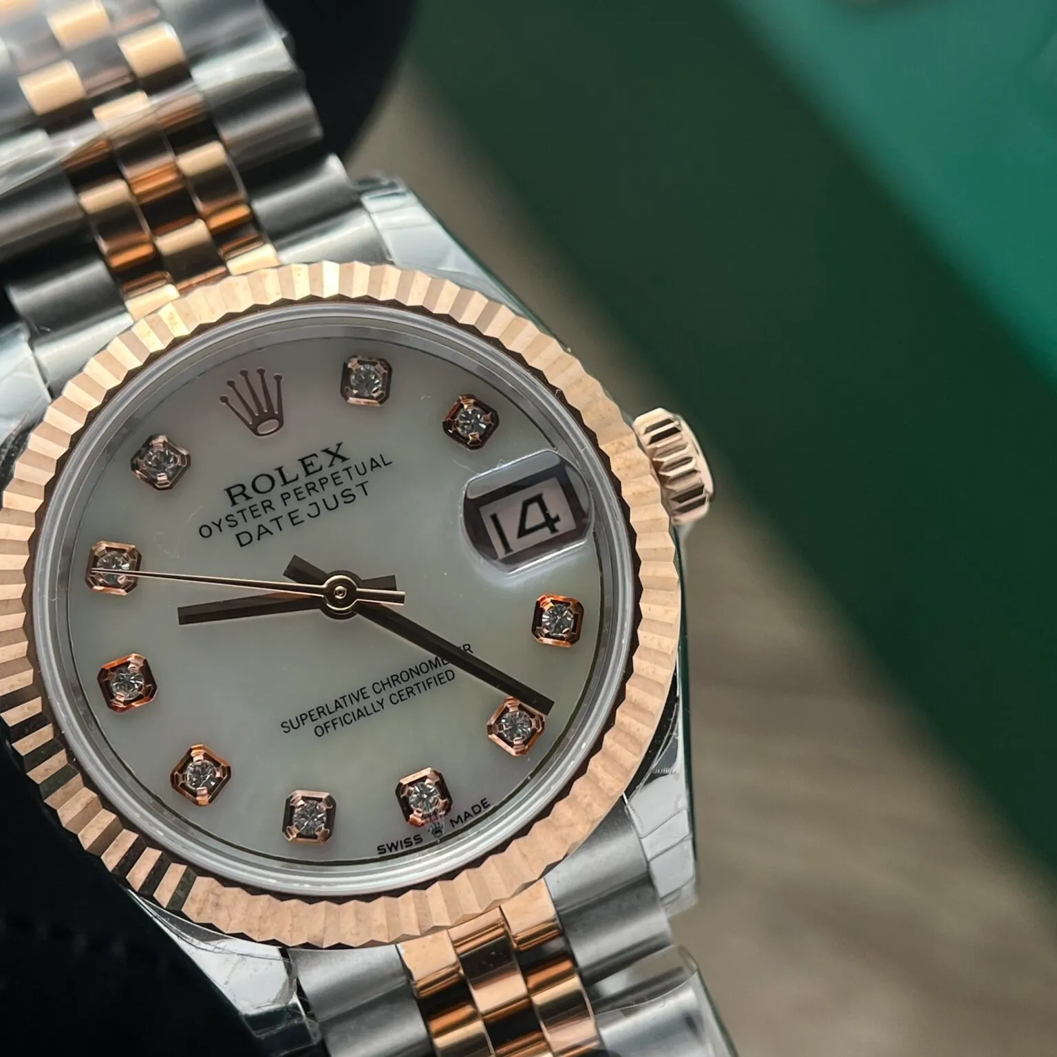 Rolex Datejust Mother of Pearl Diamond Dial 126201-0021 36 mm – Image 5
