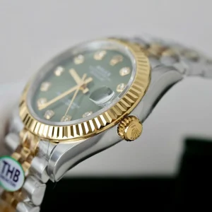 Rolex Datejust Olive Green Diamond Dial 278273-0030 31 mm