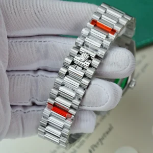 Superclone Rolex Day-Date Bright Black Diamond Dial 228396tbr-0012 40 mm