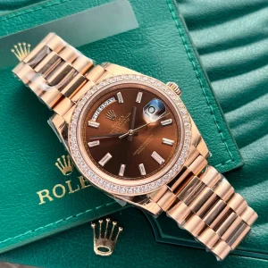 Superclone Rolex Day-Date Brown Ombré Dial 128345rbr-0075 36 mm