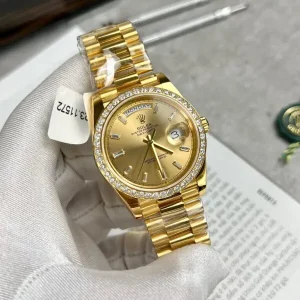 Superclone Rolex Day-Date Champagne Dial 128398tbr-0037 36 mm