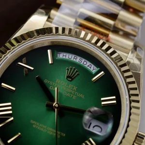 Superclone Rolex Day-Date Green Ombré Dial 128238-0118 36 mm