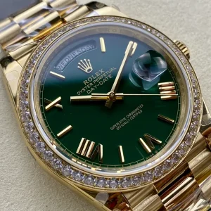 Superclone Rolex Day-Date Green Ombré Dial 128348rbr-0068 36 mm