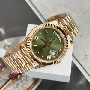 Superclone Rolex Day-Date Olive Green Dial 228235-0025 40 mm