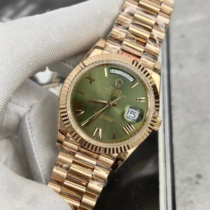 Superclone Rolex Day-Date Olive Green Dial 228235-0025 40 mm