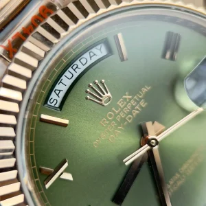 Superclone Rolex Day-Date Olive Green Dial 228235-0025 40 mm