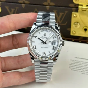 Superclone Rolex Day-Date White Dial 128239-0059 36 mm