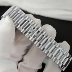 Superclone Rolex Day-Date White Mother-of-Pearl Diamond Dial 128399tbr-0023 36 mm