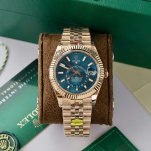 Superclone Rolex Sky-Dweller Blue Dial 336935 (Jubilee)