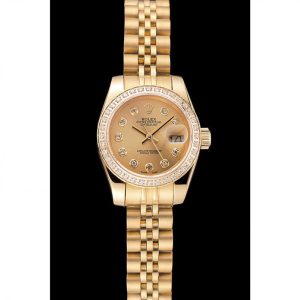 Rolex Datejust Gold Dial 1454096 31 mm