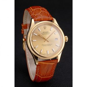 Superclone Rolex Datejust Gold Dial REP016818 38 mm