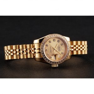 Rolex Datejust Gold Dial 1454096 31 mm