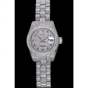 Superclone Rolex Datejust Silver Dial 622022 26 mm