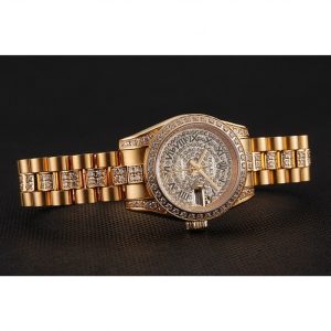 Superclone Rolex Datejust Gold Dial 1453955 21 mm