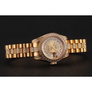 Superclone Rolex Datejust Gold Dial 1453953 21 mm