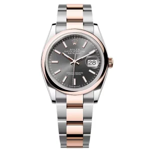 Rolex Datejust Dark Rhodium Dial 126201-0014 36 mm