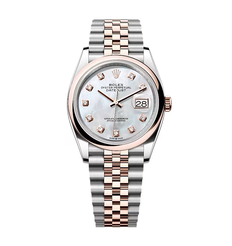 Rolex Datejust Mother of Pearl Diamond Dial 126201-0021 36 mm