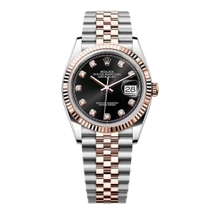 Rolex Datejust Black Diamond Dial 126231-0019 36 mm