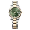 Rolex Datejust Olive Green Roman Diamond Dial 126233-0026 36 mm