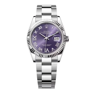 Rolex Datejust Purple Dial 126234-0022 36 mm