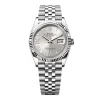 Rolex Datejust Silver Roman Diamond Dial 126234-0029 36 mm