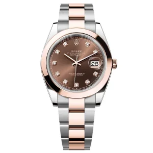 Rolex Datejust Chocolate Diamond Dial 126301-0003 41 mm