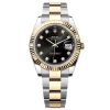 Rolex Datejust Black Diamond Dial 126333-0005 41 mm
