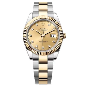 Rolex Datejust Champagne Diamond Dial 126333-0011 41 mm