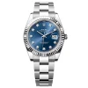 Rolex Datejust Bright Blue Diamond Dial 126334-0015 41 mm