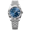 Rolex Datejust Bright Blue Diamond Dial 126334-0016 41 mm