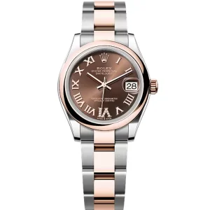 Rolex Datejust Chocolate Roman Diamond Dial 278241-0003 31 mm