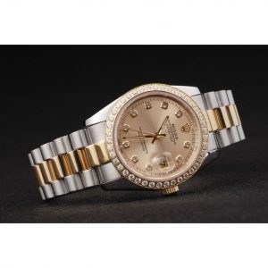 Rolex Datejust Gold Dial SRL40 36 mm