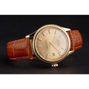 Superclone Rolex Datejust Gold Dial REP016818 38 mm