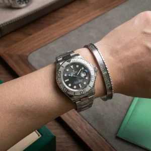 Silver Yacht-Master Titanium Steel Bracelet