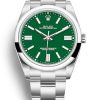 Replica Rolex Oyster Perpetual Green Dial 124300 41 mm