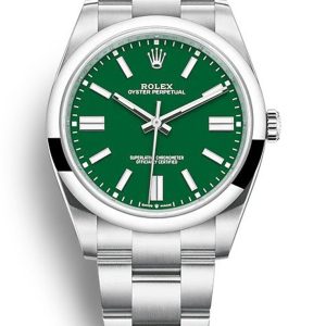 Replica Rolex Oyster Perpetual Green Dial 124300 41 mm