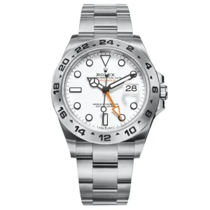 Replica Rolex “Polar” Explorer II White Dial 226570 WSO