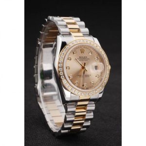 Rolex Datejust Gold Dial SRL40 36 mm