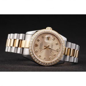 Rolex Datejust Gold Dial SRL40 36 mm