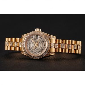 Superclone Rolex Datejust Gold Dial 1453955 21 mm