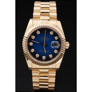 Rolex Datejust Blue Dial SRL71 36 mm